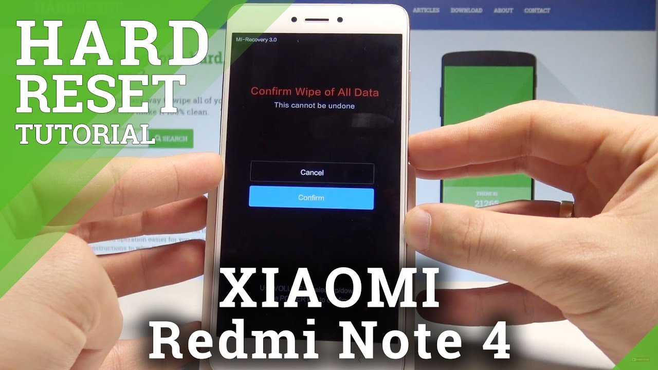 How to reset Xiaomi mobile phones